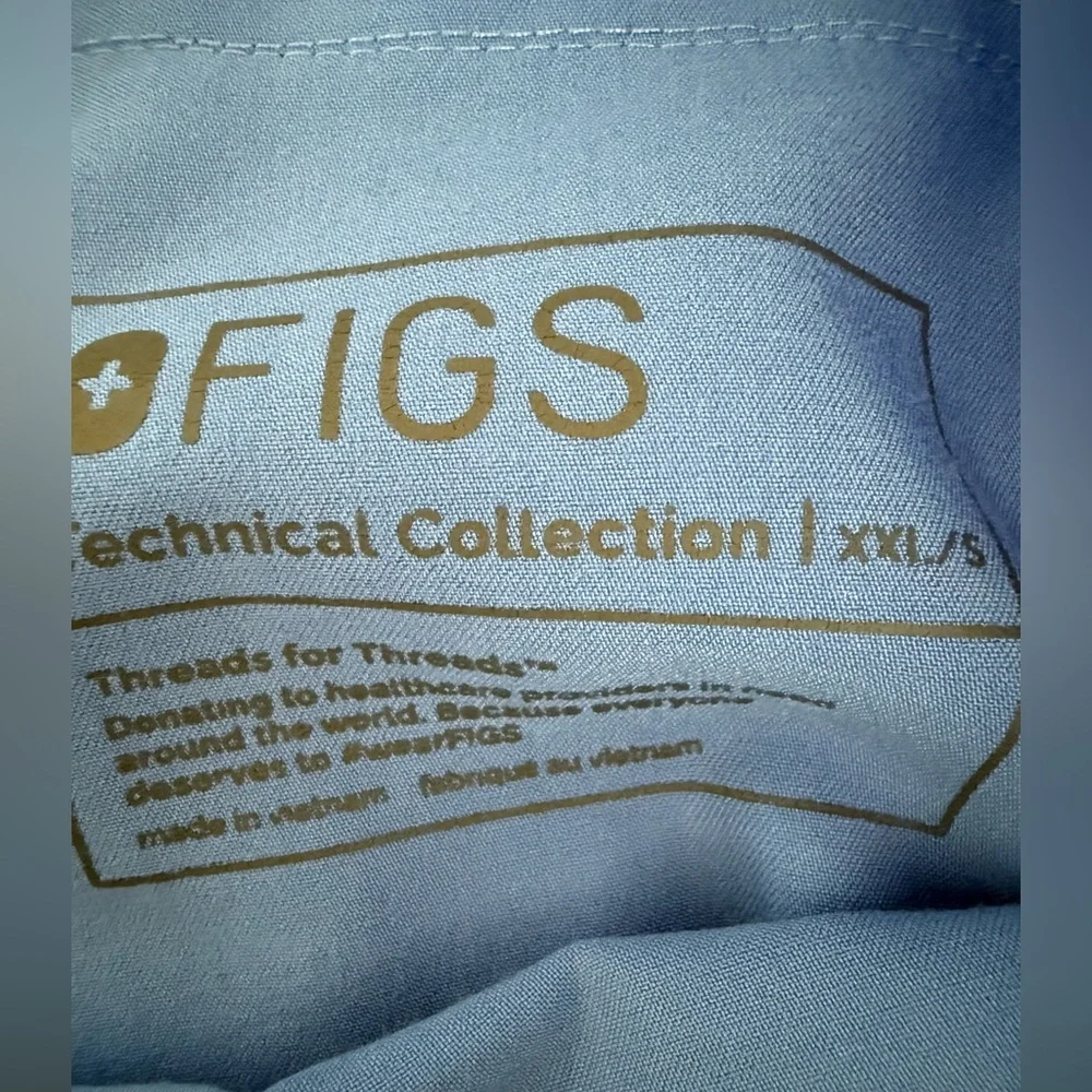 FIGS Tansen Jogger Scrub Pants Scrubs‎ Blue Comfy Uniform Medical Doctor XXL S